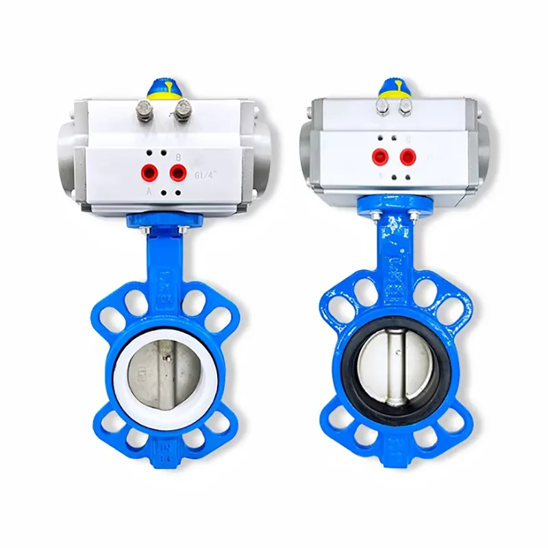 Igwe anaghị agba nchara Pneumatic Butterfly Valve